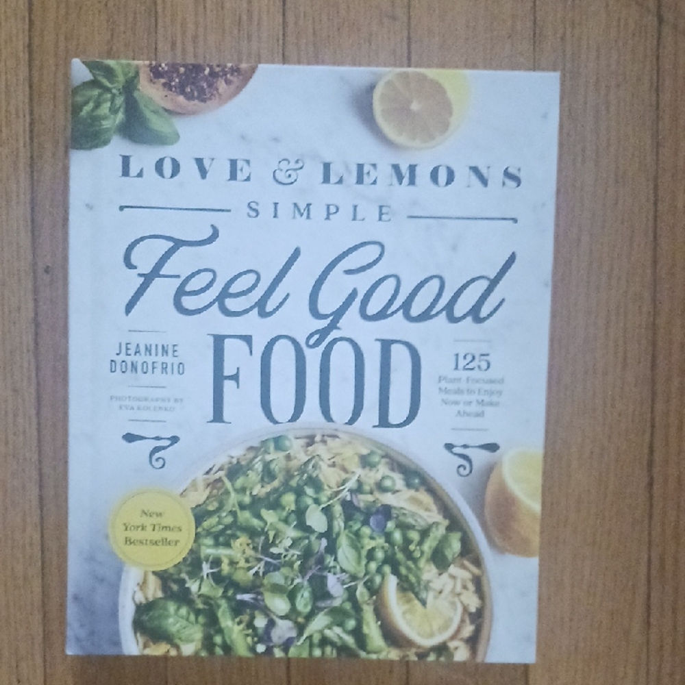 For Love And Lemons Feel Good Food Cookbook - Green and Yellow Cover